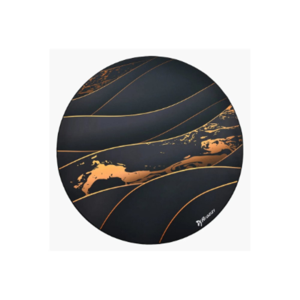 Arozzi Zona Round Floor Pad , Black/Gold