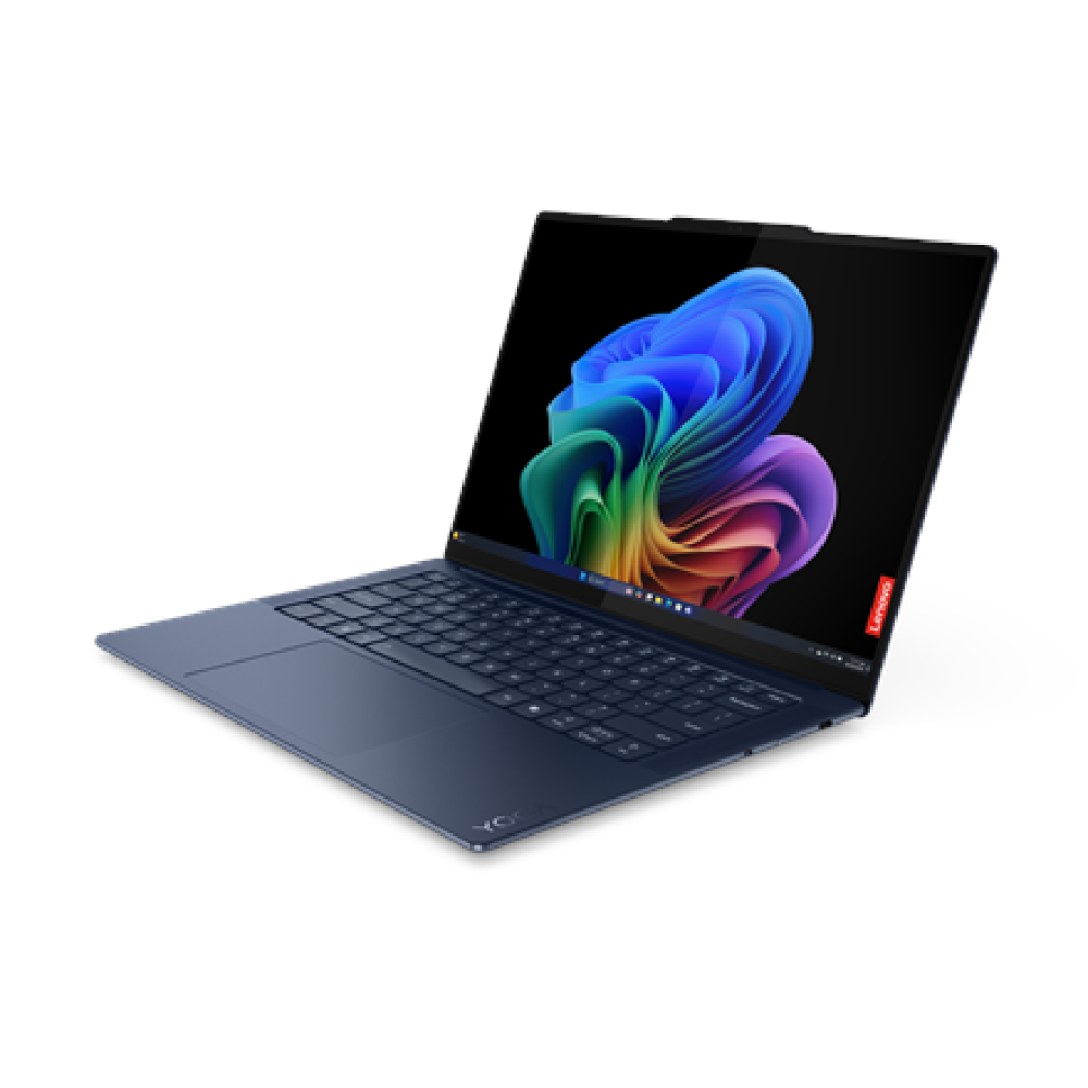 Lenovo Yoga 7 14Q8X9 , Cosmic Blue , 14.5 , OLED , Touchscreen , 3K , 2944 x 1840 pixels , Glossy , Snapdragon X Elite , X1E-78-100 , 32 GB , Soldered LPDDR5x , Solid-state drive capacity 1000 GB , Qualcomm Adreno GPU , Windows 11 Home , 802.11be , Blueto