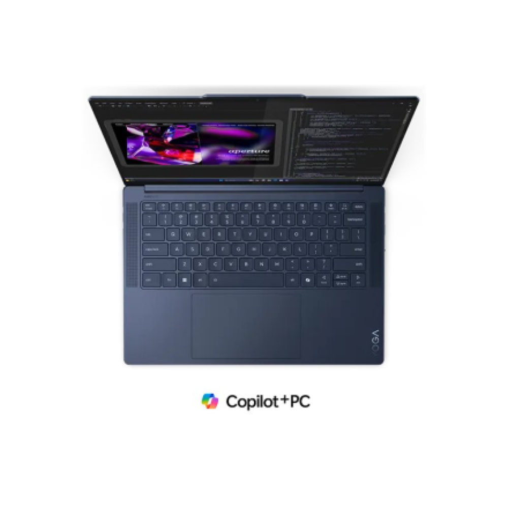 Lenovo Yoga 7 14Q8X9 , Cosmic Blue , 14.5 , OLED , Touchscreen , 3K , 2944 x 1840 pixels , Glossy , Snapdragon X Elite , X1E-78-100 , 32 GB , Soldered LPDDR5x , Solid-state drive capacity 1000 GB , Qualcomm Adreno GPU , Windows 11 Home , 802.11be , Blueto