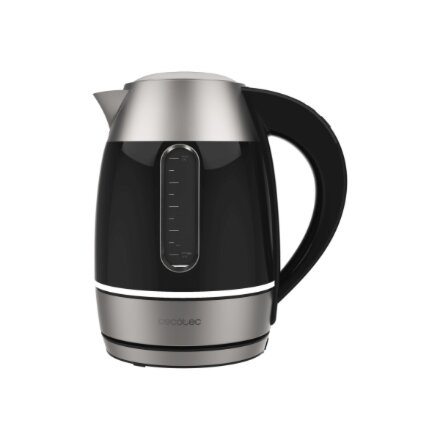 Cecotec Kettle , Thermosense 400 VisionLight , Electric , 2200 W , 1.7 L , Stainless steel , 360° rotational base , Black/Stainless steel