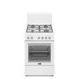 Simfer , Cooker , 4403SERBB , Hob type Gas , Oven type Electric , White , Width 50 cm , Depth 55 cm , Electronic ignition , Energy efficiency class A , 48 L