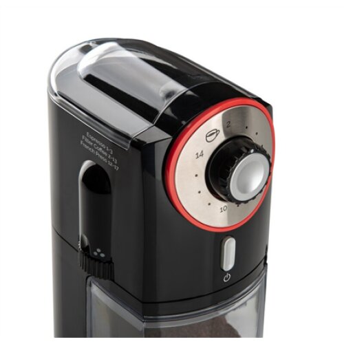 ETA , Grinder , Perfetto ETA006890000 , 100 W , Coffee beans capacity 200 g , Lid safety switch , Number of cups Up to 14 pc(s) , Black