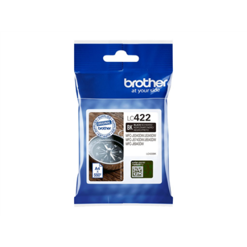 Brother LC422BK , Ink Cartridge , Black