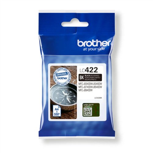 Brother LC422BK , Ink Cartridge , Black