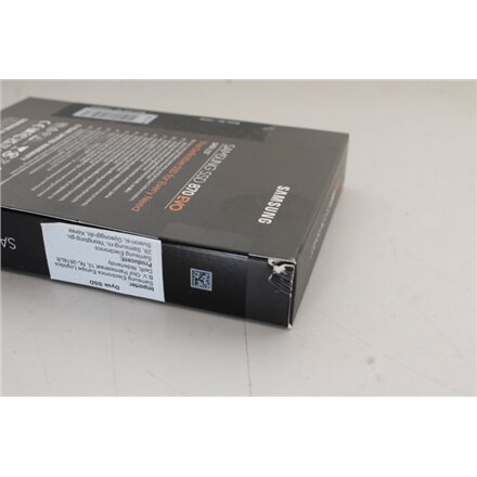 SALE OUT. Samsung SSD 870 EVO 500GB SATA III 2.5 inch , SALE OUT. , Samsung SSD , 870 EVO , 500 GB , SSD form factor 2.5 , Solid-state drive interface SATA III , Read speed 560 MB/s , Write speed 530 MB/s , DAMAGED PACKAGING