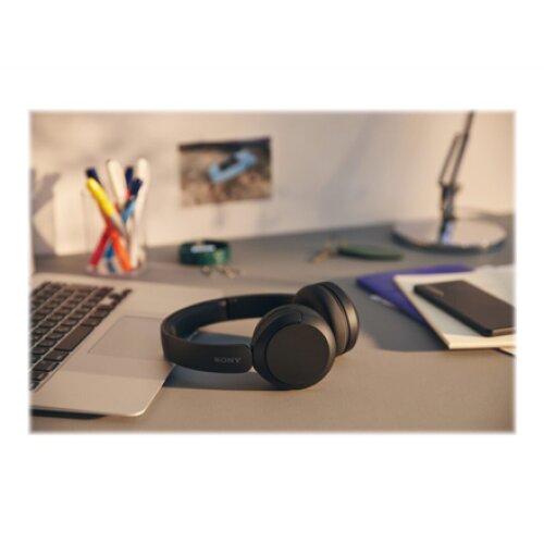 Sony , Wireless Headphones , WH-CH520 , Wireless , On-Ear , Microphone , Black