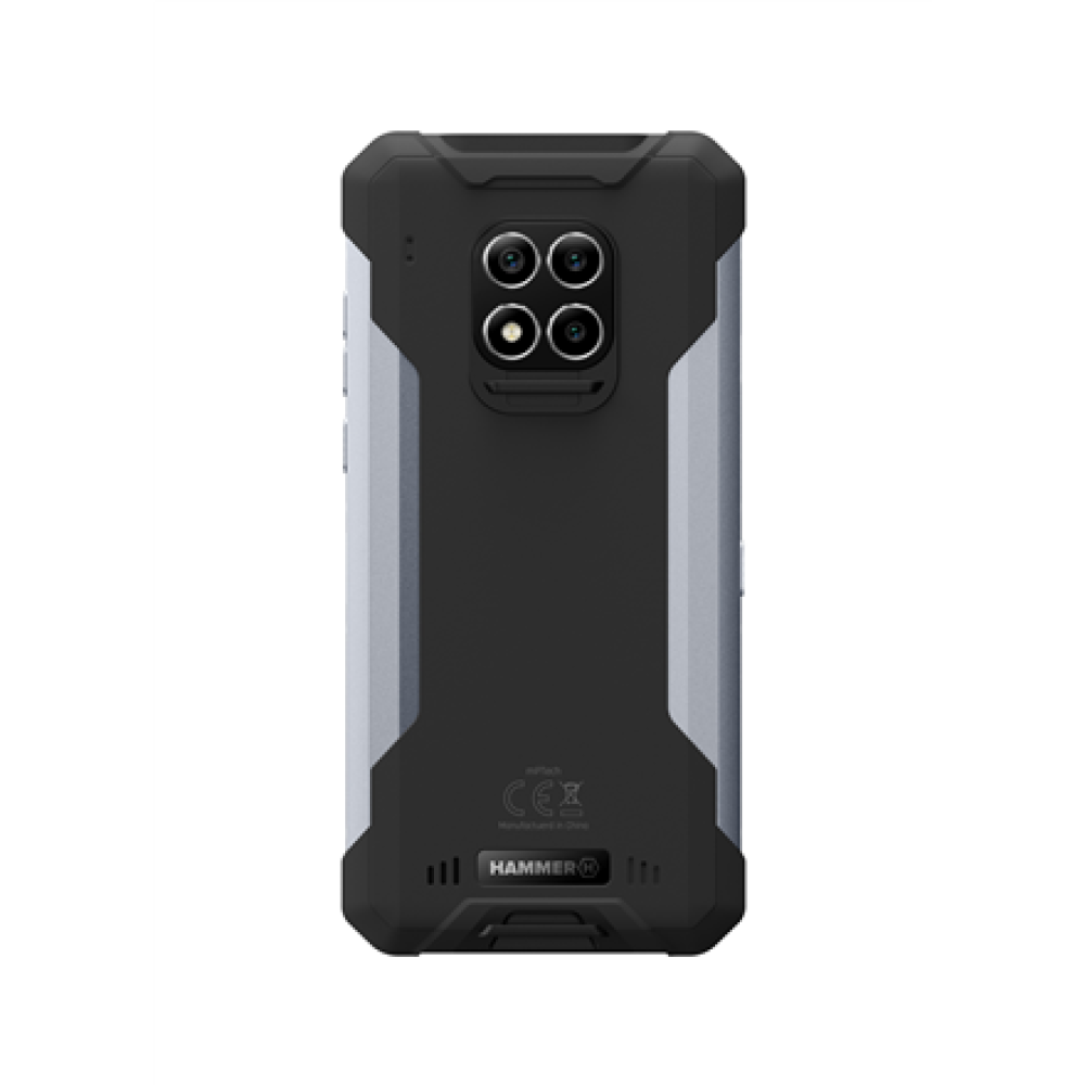 Hammer Construction , Silver , 6 , IPS , 1080 x 2160 pixels , Mediatek , G85 , Internal RAM 6 GB , 128 GB , microSD , Dual SIM , Nano SIM , 3G , 4G , Main camera resolution 16 MP , Secondary camera resolution 8 MP , Android , 12 , 6000 mAh