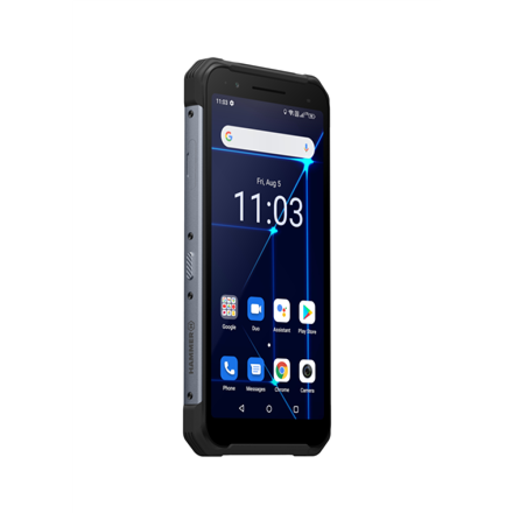 Hammer Construction , Silver , 6 , IPS , 1080 x 2160 pixels , Mediatek , G85 , Internal RAM 6 GB , 128 GB , microSD , Dual SIM , Nano SIM , 3G , 4G , Main camera resolution 16 MP , Secondary camera resolution 8 MP , Android , 12 , 6000 mAh