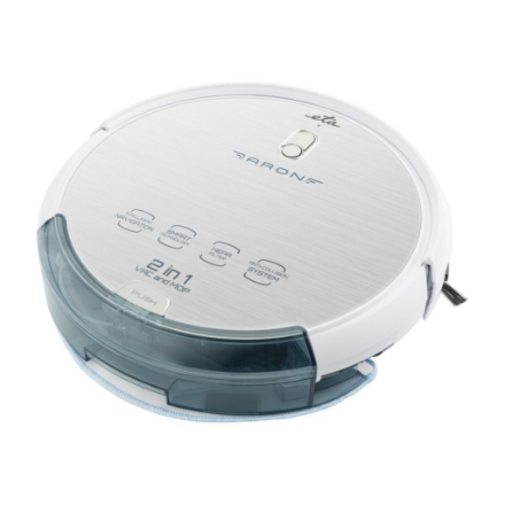 ETA , Vacuum Cleaner Robot , ETA351290000 Aron , Dry , Operating time (max) 120 min , Li-Ion , 2400 mAh , Dust capacity 0.3 L , White