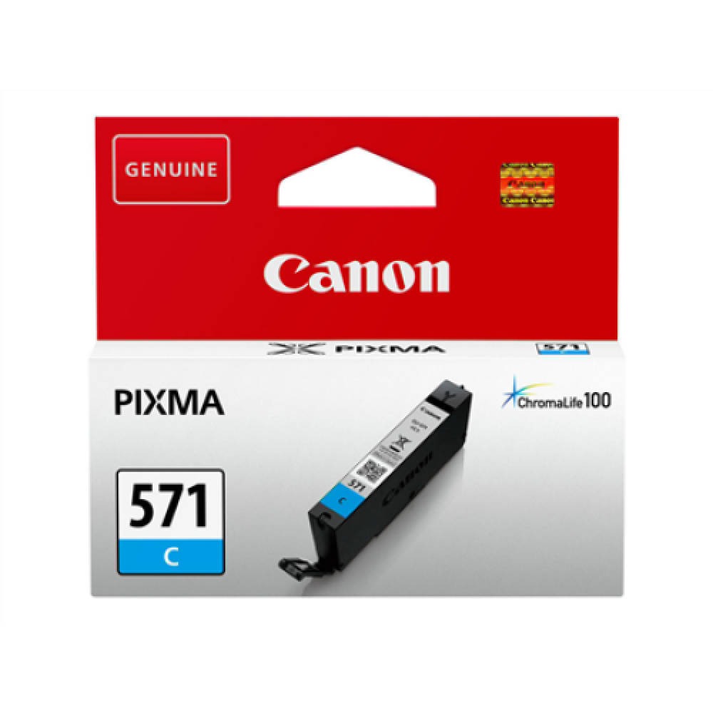Ink Cartridge Canon CLI-571C CY 311pages OEM , Canon Cartridge , CLI-571C , Ink cartridges , Cyan