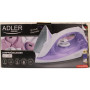 SALE OUT. Adler AD 5019 Steam iron, Temperature control, Power 1600W , Adler , AD 5019 , With cord , 1600 W , Water tank capacity 100 ml , Continuous steam 10 g/min , Violet/White , DAMAGED PACKAGING