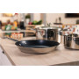 TEFAL , Cook Eat Pan , B9220404 , Frying , Diameter 24 cm , Suitable for induction hob , Fixed handle , Stainless Steel