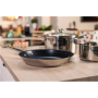 TEFAL , Cook Eat Pan , B9220404 , Frying , Diameter 24 cm , Suitable for induction hob , Fixed handle , Stainless Steel
