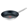 TEFAL , Cook Eat Pan , B9220404 , Frying , Diameter 24 cm , Suitable for induction hob , Fixed handle , Stainless Steel