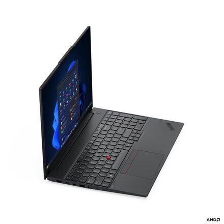 Lenovo ThinkPad E16 G4 AMD , Black , 16 , IPS , 1920 x 1200 pixels , WUXGA , Anti-glare , AMD Ryzen AI 7 , 345 , 16 GB , SODIMM DDR5 , Solid-state drive capacity 512 GB , AMD Radeon 820M Graphics , Windows 11 Pro , 802.11be , Bluetooth version 5.4 , Keybo