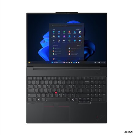 Lenovo ThinkPad E16 G4 AMD , Black , 16 , IPS , 1920 x 1200 pixels , WUXGA , Anti-glare , AMD Ryzen AI 7 , 345 , 16 GB , SODIMM DDR5 , Solid-state drive capacity 512 GB , AMD Radeon 820M Graphics , Windows 11 Pro , 802.11be , Bluetooth version 5.4 , Keybo