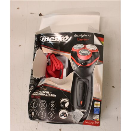 SALE OUT. Mesko MS 2926 Electric Shaver, Cordless, Operating time 30 min, NiMH, Black , Mesko , Electric Shaver , MS 2926 , Operating time (max) 30 min , NiMH , Black , DAMAGED PACKAGING, SCRATCHED CHARGING CABLE
