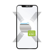 Fixed Screen protector , Samsung , Galaxy S25 Ultra , Tempered glass , Black , Full Cover 2.5D