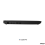 Lenovo ThinkPad L16 G3 AMD , Black , 16 , IPS , WUXGA , 1920 x 1200 pixels , Anti-glare , AMD Ryzen AI 5 , 430 , 24 GB , SODIMM DDR5 , Solid-state drive capacity 512 GB , AMD Radeon 840M Graphics , Windows 11 Pro , 802.11be , Bluetooth version 5.4 , 4G up