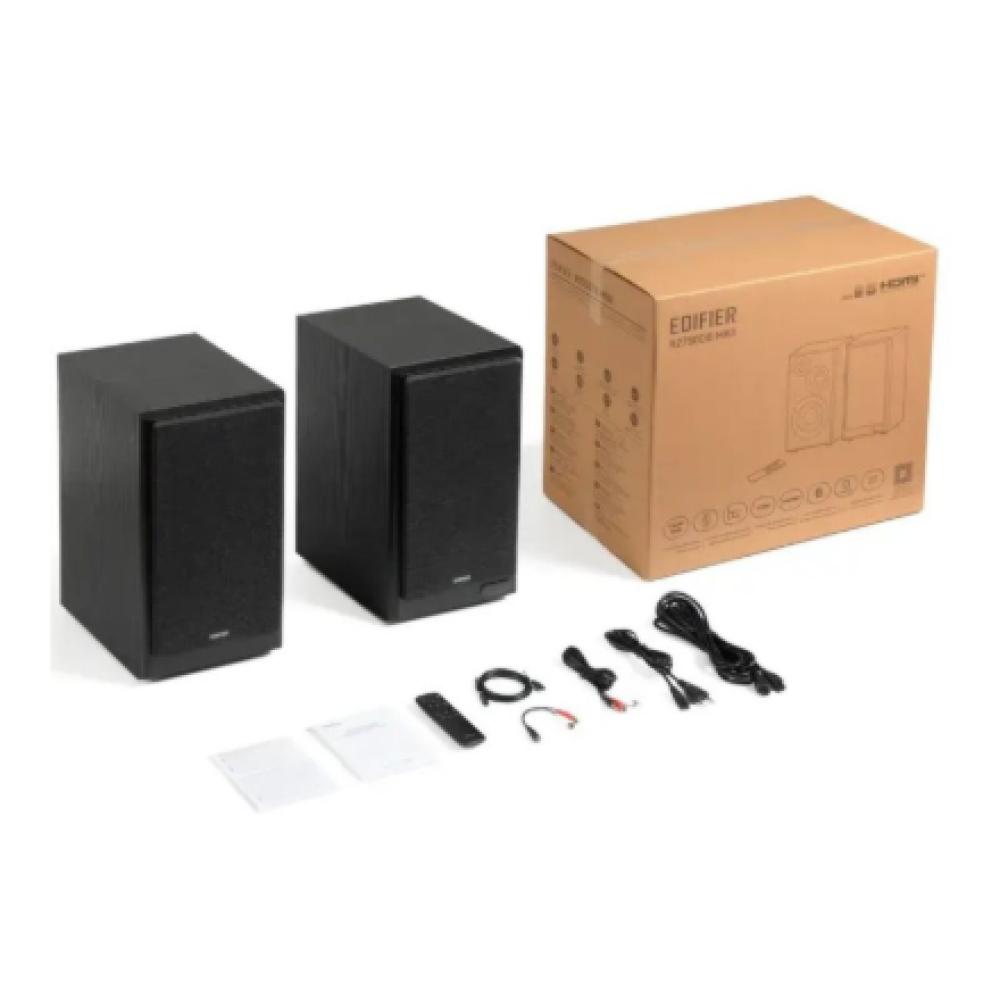 Edifier Powered Bookshelf Speakers , R2750DB MKII , 144 W , Bluetooth , Black