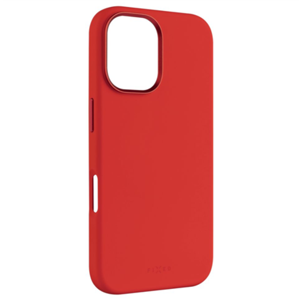 Fixed MagFlow , Back cover , Apple , iPhone 16 , Liquid silicon , Red