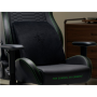 Razer 400 x 364 x103 mm , Exterior: Velvet fabric cover (with grippy rubber back); Interior: Memory foam , Lumbar Cushion for Gaming Chairs , Black