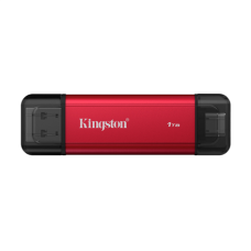 Kingston Dual Portable Solid-State Drive, USB Type-A and Type-C , 1000 GB , Solid-state drive interface USB 3.2 Gen 2 , Read speed 1050 MB/s , Write speed 950 MB/s