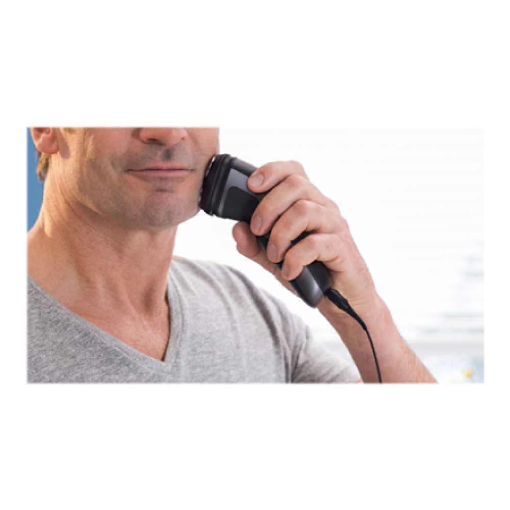 Philips Electric Shaver S1231/41 Series 1000 Operating time (max) 40 min Wet & Dry NiMH Grey/Black