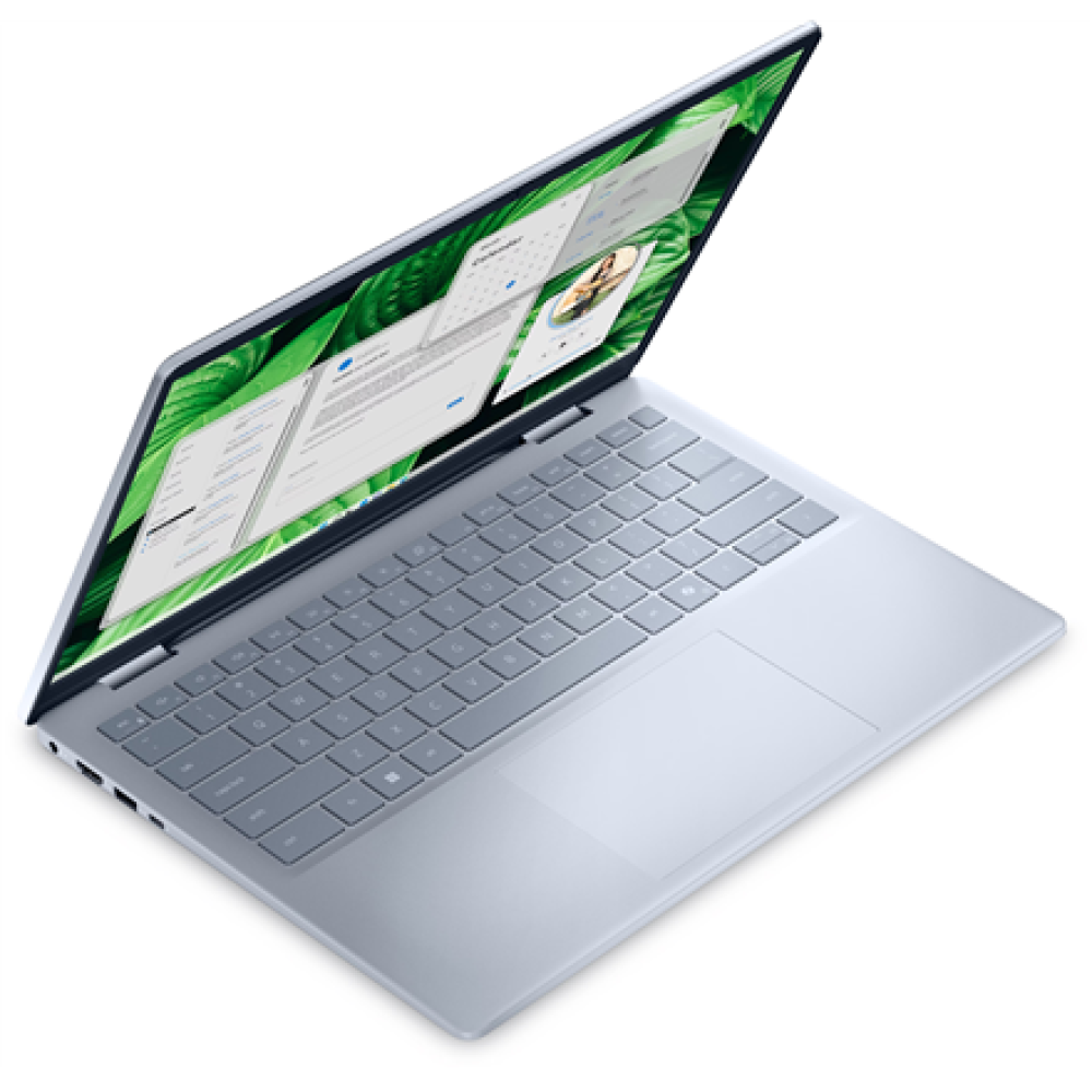 Dell Inspiron 14 5445 , Ice Blue , 14 , WVA , FHD+ , 1920 x 1200 pixels , Anti-glare , AMD Ryzen 5 , 8540U , 16 GB , DDR5 , Solid-state drive capacity 1000 GB , AMD Radeon Graphics , Windows 11 Home , 802.11ax , Keyboard language English , Keyboard backli