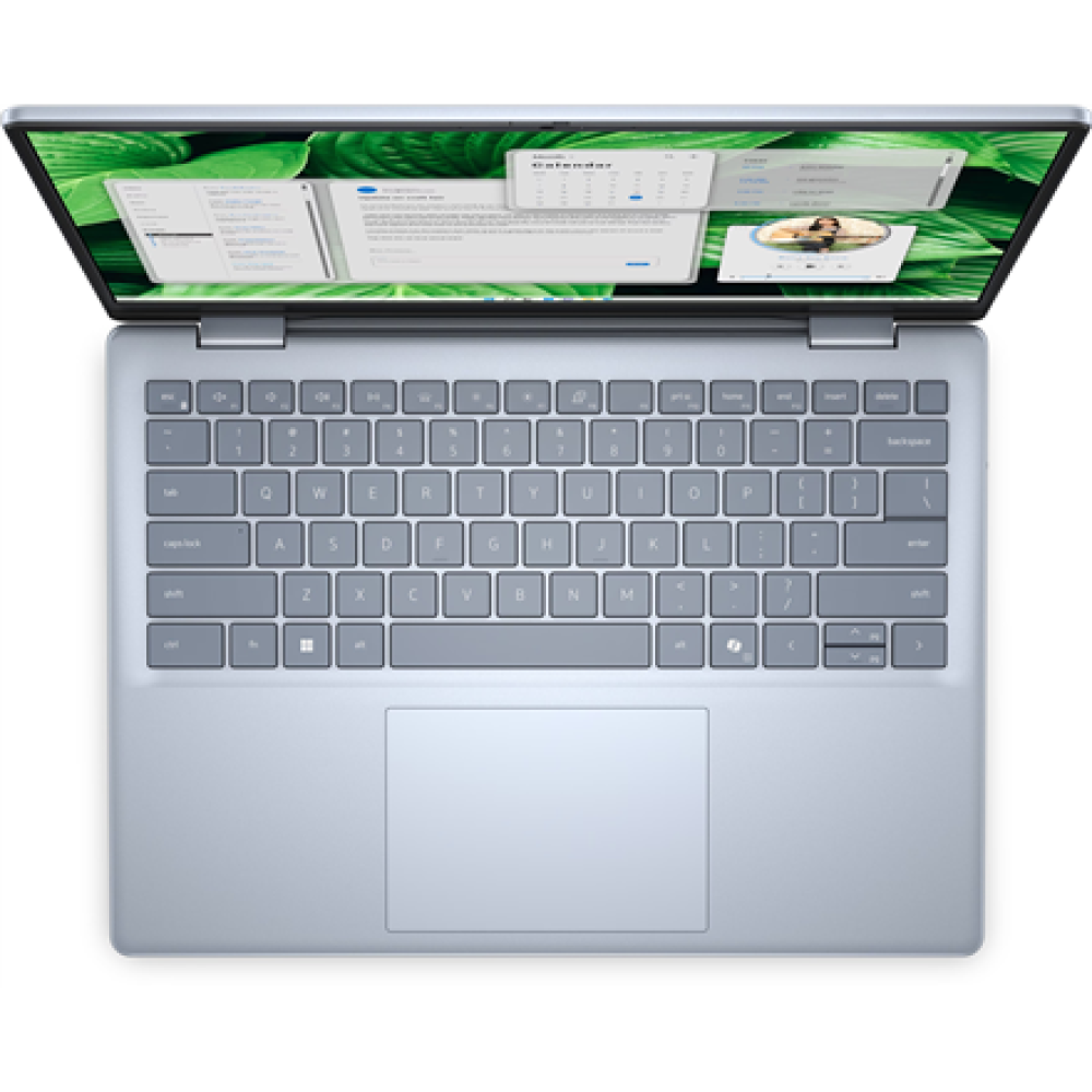 Dell Inspiron 14 5445 , Ice Blue , 14 , WVA , FHD+ , 1920 x 1200 pixels , Anti-glare , AMD Ryzen 5 , 8540U , 16 GB , DDR5 , Solid-state drive capacity 1000 GB , AMD Radeon Graphics , Windows 11 Home , 802.11ax , Keyboard language English , Keyboard backli