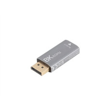Lanberg Displayport (M) to HDMI (F) Adapter 8K, Silver , AD-DP-HD-03