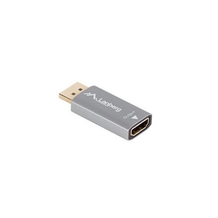 Lanberg Displayport (M) to HDMI (F) Adapter 8K, Silver , AD-DP-HD-03
