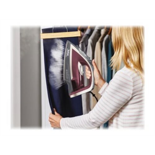 TEFAL , FV6870E0 , Steam Iron , 2800 W , Water tank capacity 270 ml , Continuous steam 40 g/min , Red/Grey