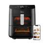 Midea Two Zone Airfryer , MAD1100DADK , Power 1850 W , Capacity 4.4/6.4 L , Rapid Air technology , Black