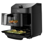 Midea Two Zone Airfryer , MAD1100DADK , Power 1850 W , Capacity 4.4/6.4 L , Rapid Air technology , Black