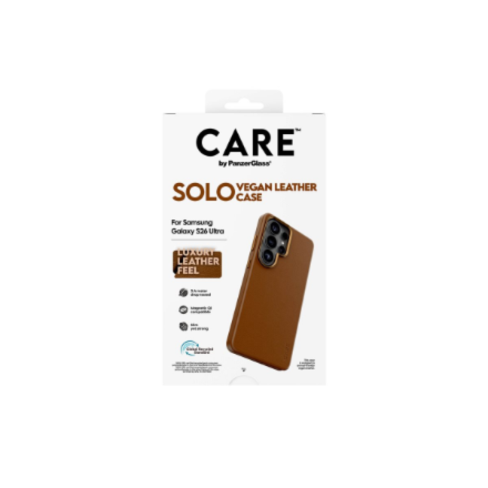 CARE by PanzerGlass Solo Case Brown Samsung New Galaxy S26 Ultra , PanzerGlass