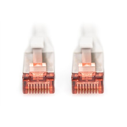 Digitus CAT 6 S/FTP , Patch cord , Length 3 m , Grey
