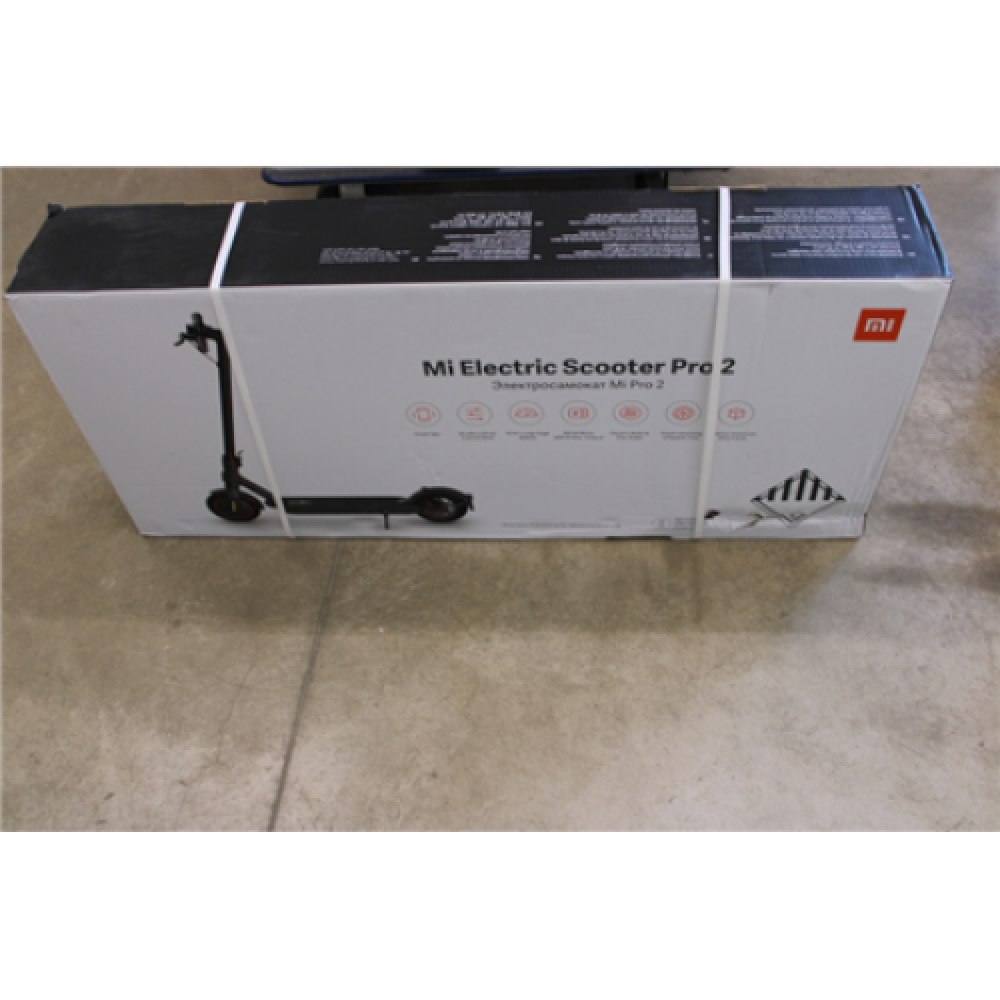 SALE OUT. Xiaomi Mi Electric Scooter Pro 2 (Black), Xiaomi Mi Electric Scooter Pro 2, 600 W, 8.5 , 25 km/h, DAMAGED PACKAGING, 23 month(s), Black