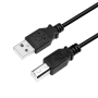 Logilink , USB cable USB 2.0 A to B 2x male , CU0009B , USB-A to USB-A USB-B male , USB-A male