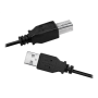 Logilink , USB cable USB 2.0 A to B 2x male , CU0009B , USB-A to USB-A USB-B male , USB-A male