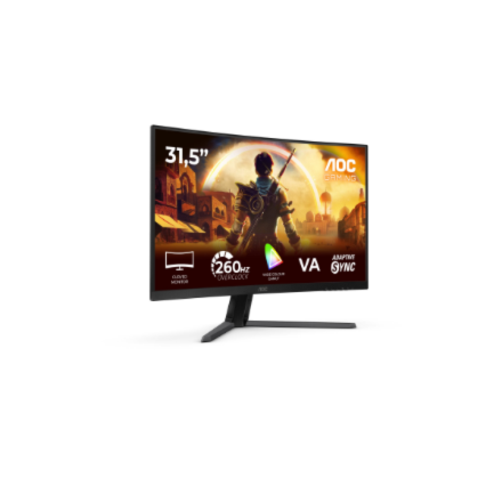 AOC , C32G42ZE , 31.5 , VA , FHD , 16:9 , 260 Hz , 4 ms , 1920 x 1080 pixels , 300 cd/m² , HDMI ports quantity 1 , Black