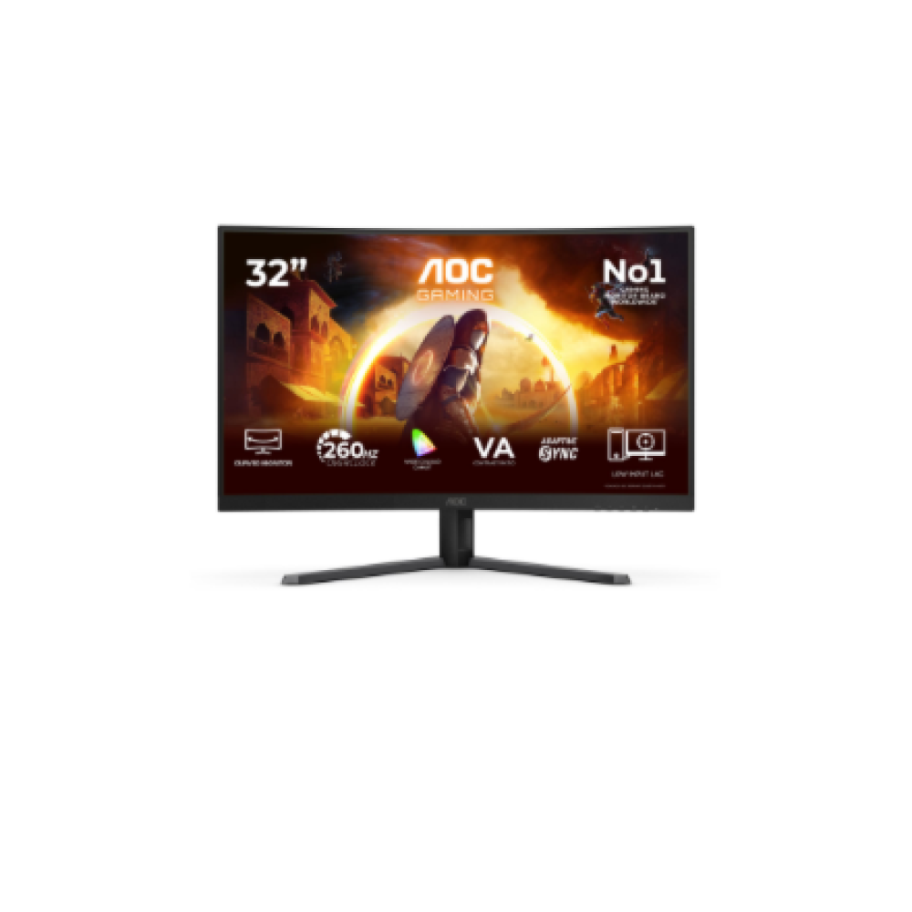 AOC , C32G42ZE , 31.5 , VA , FHD , 16:9 , 260 Hz , 4 ms , 1920 x 1080 pixels , 300 cd/m² , HDMI ports quantity 1 , Black