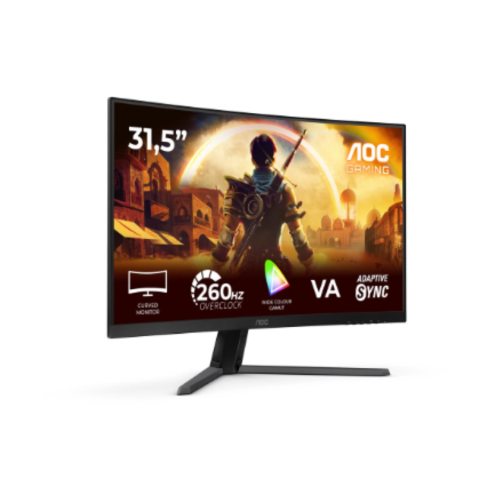 AOC C32G42ZE , 31.5 , VA , FHD , 16:9 , 260 Hz , 4 ms , 1920 x 1080 pixels , 300 cd/m² , HDMI ports quantity 1 , Black