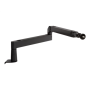 Elgato , Wave Mic Arm , 10AAN9901 , Upper Arm Desk Clearance (160 mm); Lower Arm Desk Clearance (70 mm); Horizontal Reach (740 mm); Vertical Rotation (90 ° up / 60 ° down (elbow); Desk Clamp expandable up to 60 mm , Low Profile
