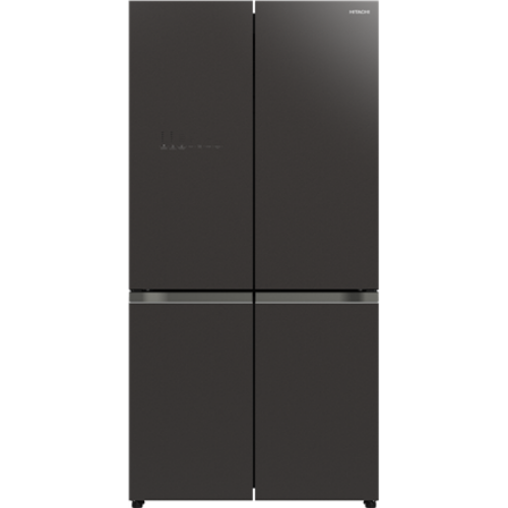 Hitachi Refrigerator with Vacuum compartment R-WB640VRU0-1 (GMG) Energy efficiency class E, Free standing, Side by side, Height 184 cm, No Frost system, Fridge net capacity 372 L, Freezer net capacity 197 L, Display, 41 dB, Glass Mauve Gray