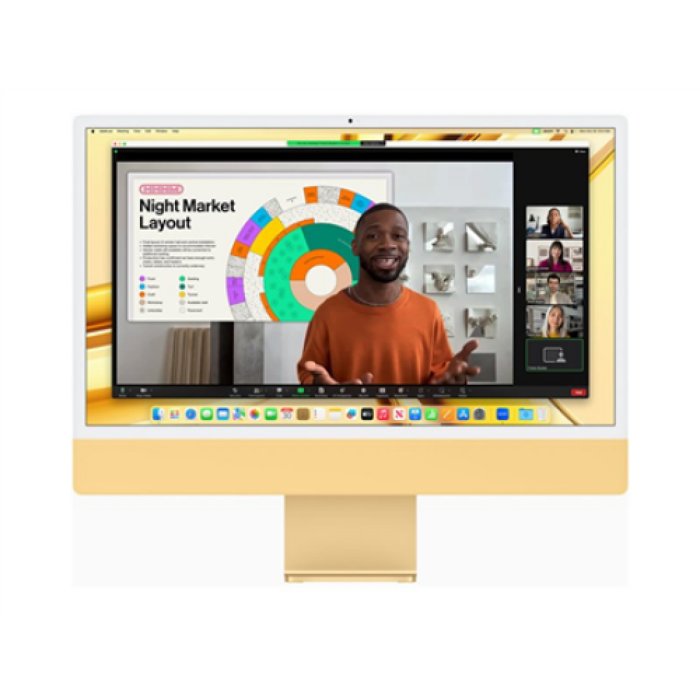 Apple iMac 24” 4.5K Retina, Apple M3 8C CPU, 8C GPU/8GB/256GB SSD/Pink/RUS , Apple