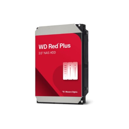 Western Digital , Red Plus NAS Hard Drive , WD20EFPX , 5400 RPM , 2000 GB , 64 MB
