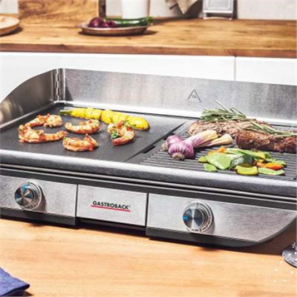 Gastroback Design Table Grill Advanced Pro BBQ 42523 Table 2300 W Black/Stainless steel