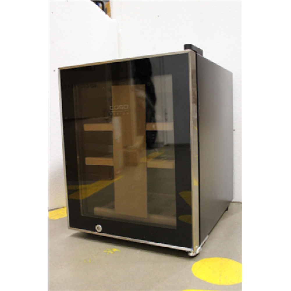 SALE OUT. Caso WineSafe 12 Black, For 12 bottles, Manual control, Black case colour Caso DEMO, WITHOUT ORIGINAL PACKAGING, DENT ON TOP EDGE