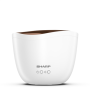 Sharp Aroma Diffuser DF-A1E-W Ultrasonic, White Metallic Rose Gold